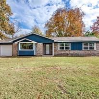 Finished home exterior